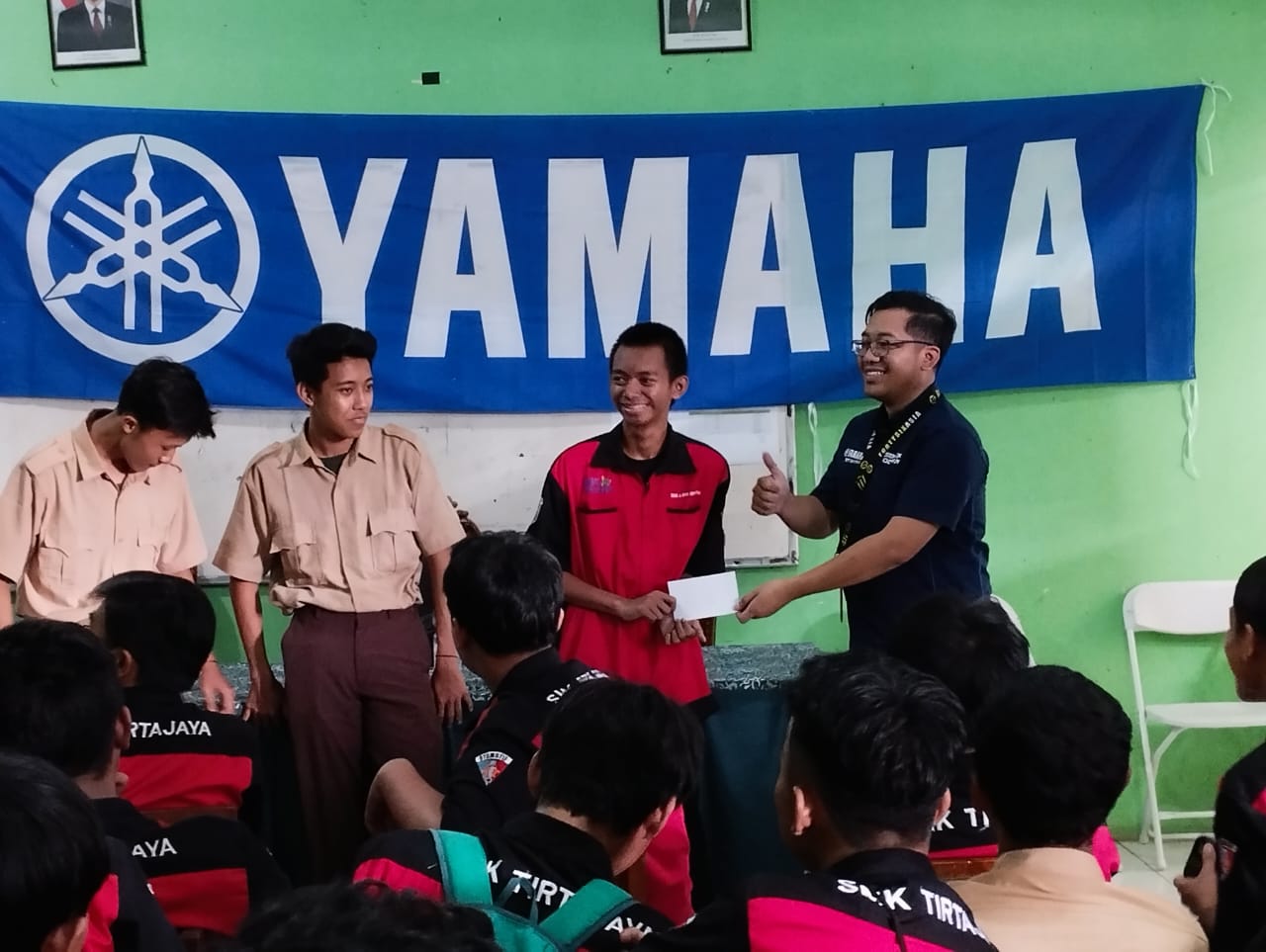 Gambar Thumbnail untuk berita EVENT "YAMAHA GOES TO SCHOOL" DI SMK TIRTAJAYA DEPOK